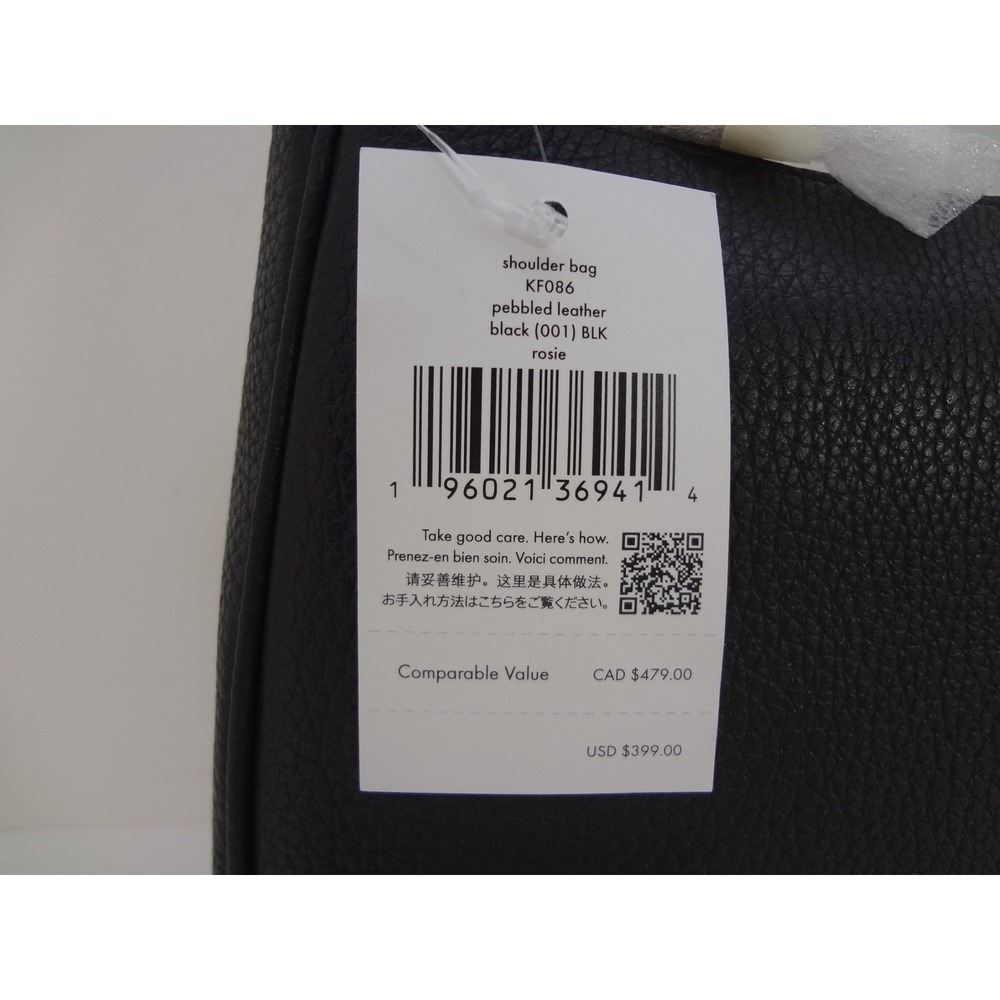 Kate Spade Rosie Shoulder Bag Black Pebbled Leather KF086 New - Picture 11 of 11